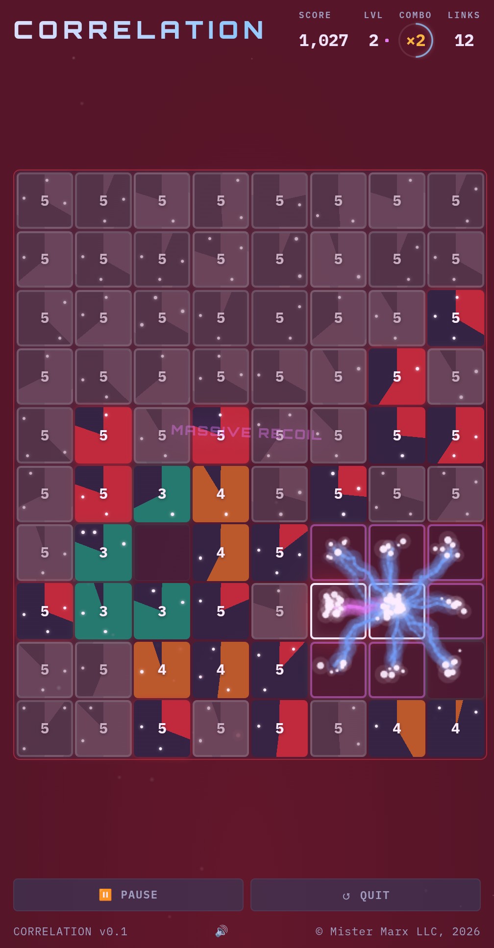 CORRELATION Game Screenshot 1