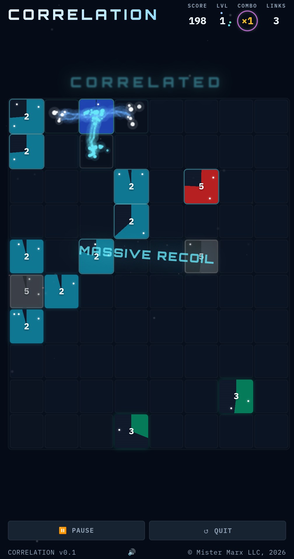 CORRELATION Game Screenshot 2